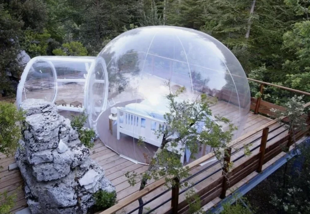 transparent inflatable bubble tent