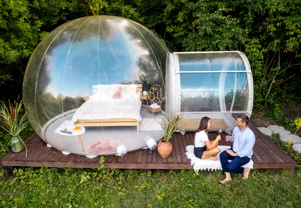 inflatable transparent tent