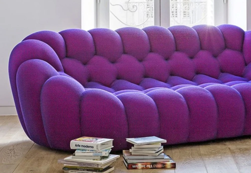 bubble blue sofa