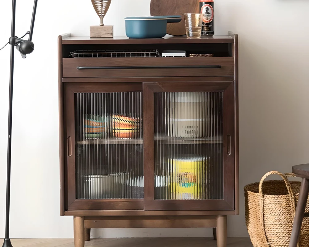 wood sideboard with drawers