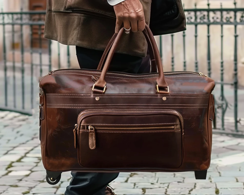 soft luggage with wheels